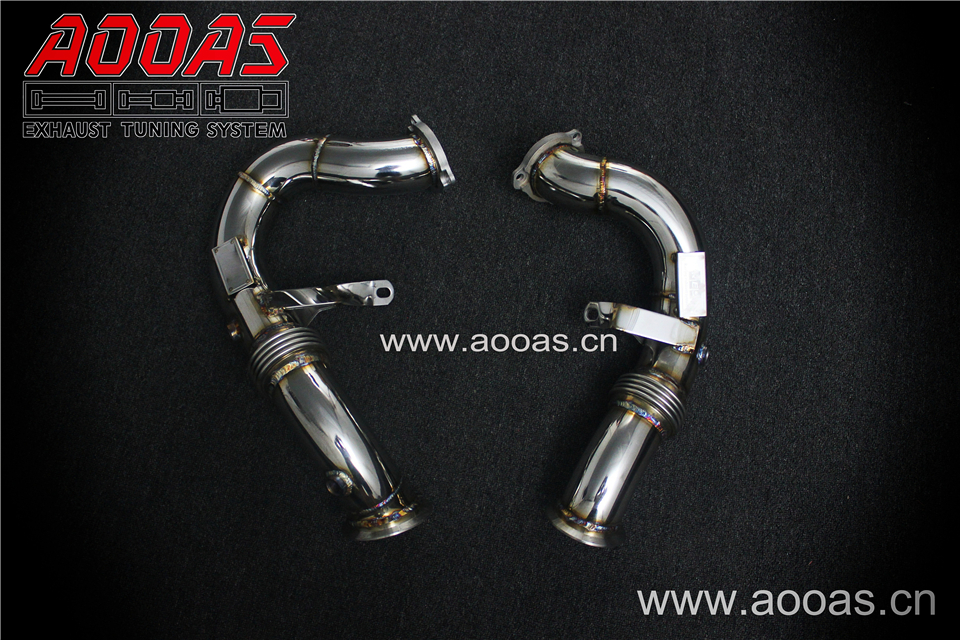 Porsche MACAN 3.0T/3.6T All SS304 / Decat (Catless) Downpipe